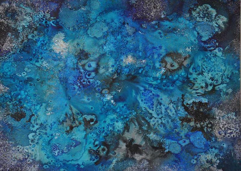 fleurs de nuit 2.JPG - Technique mixte